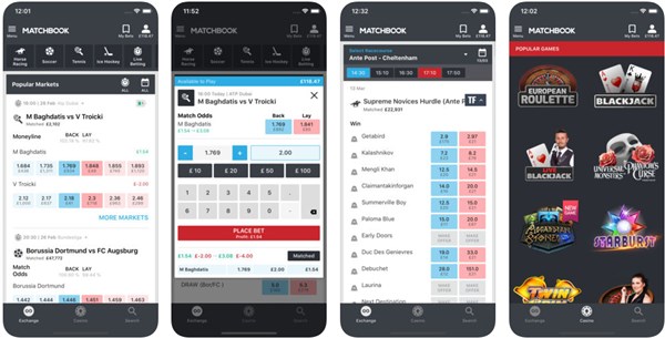 Matchbook Mobile App